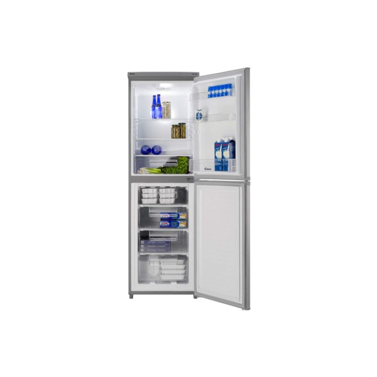 Candy CSC1745SE 174x54cm Freestanding Fridge Freezer Silver