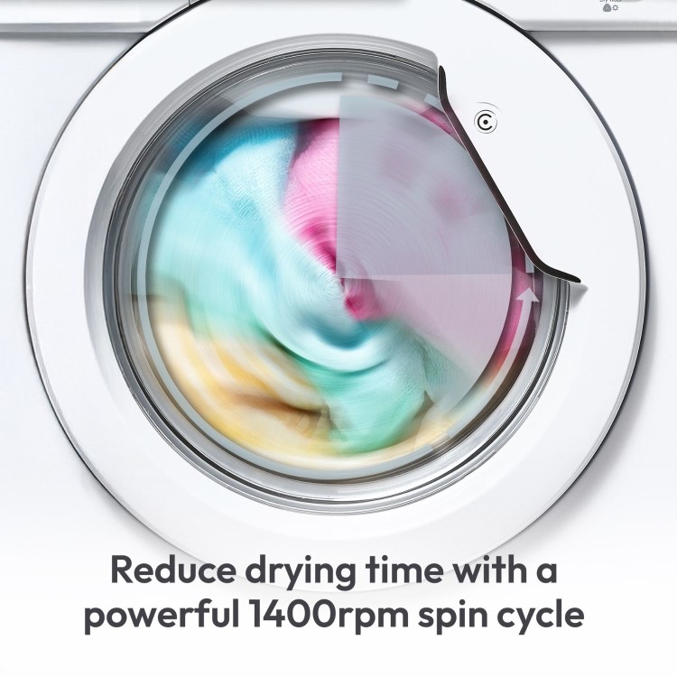 Refurbished Candy CSD49TWM5/1-80 Integrated 9KG 1400 Spin Smart Washing Machine