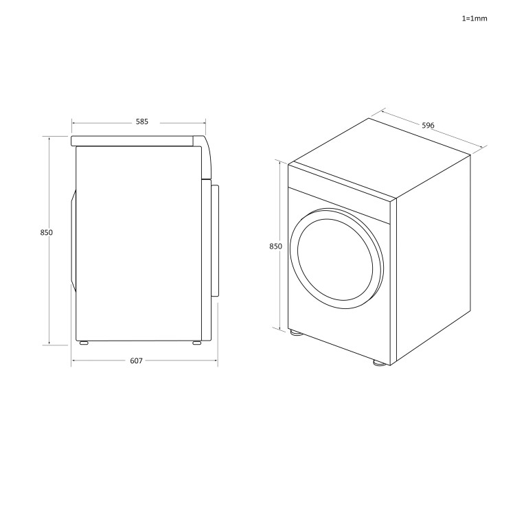 Candy Smart 8kg Heat Pump Tumble Dryer - White