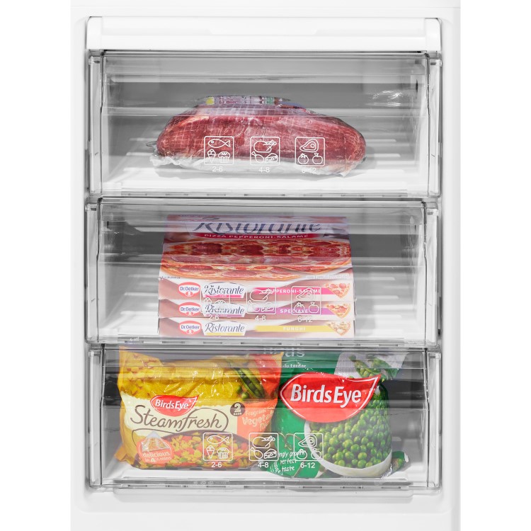 GRADE A3 - Beko CSG1675W 273 Litre Freestanding Fridge Freezer 50/50 Split A+ Energy Rating 59.5cm Wide - White