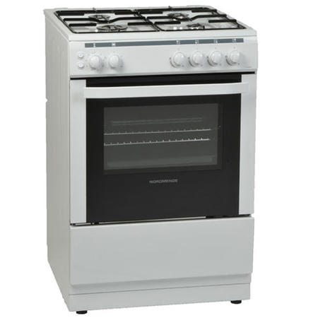 Nordmende CSG61WH Gas Single Cavity White Freestanding 60cm Cooker