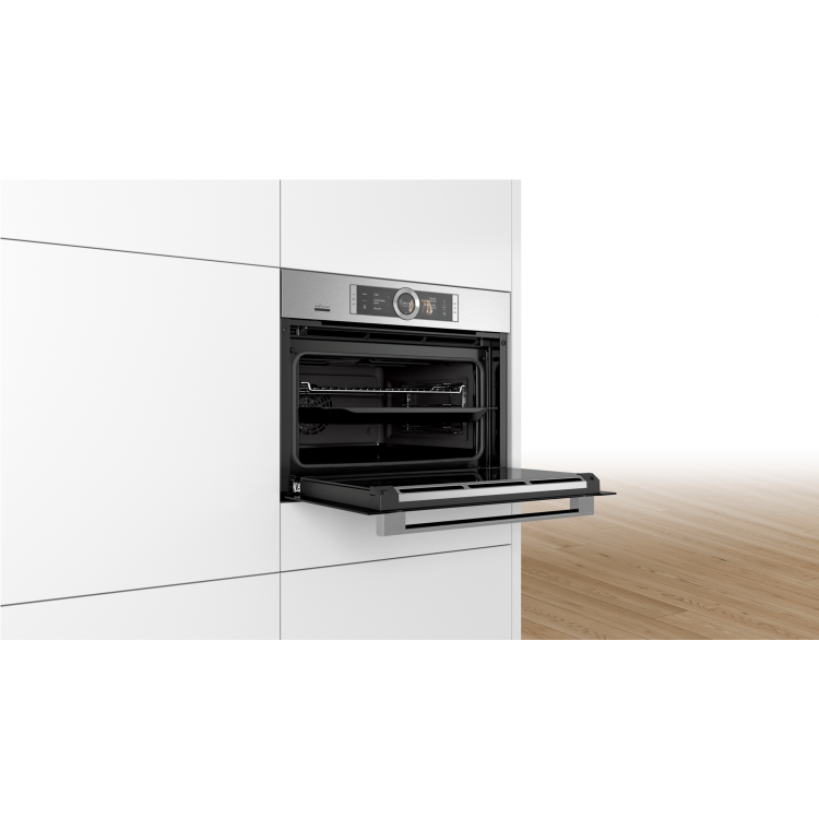 Bosch Series 8 Compact Oven with Steam Function - Stainless Steel