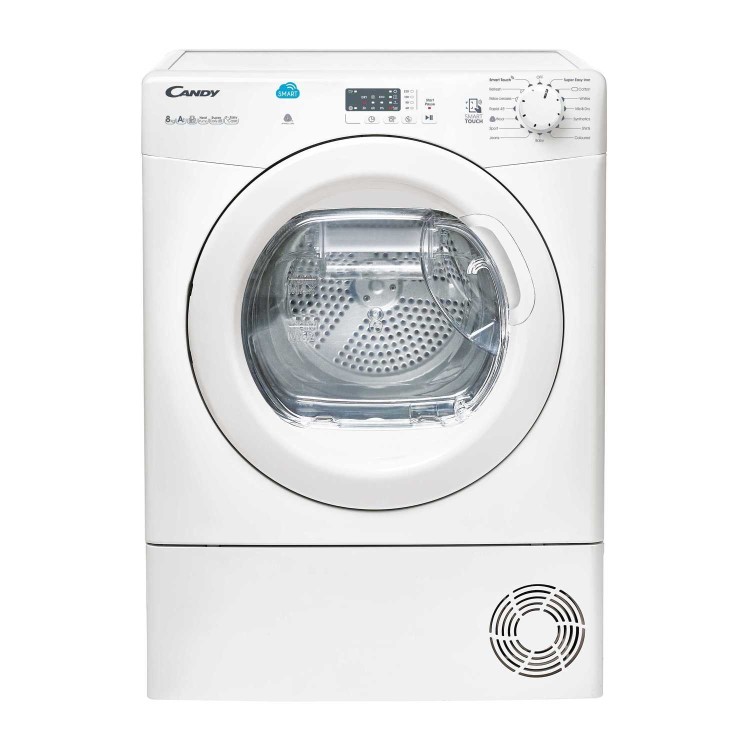 GRADE A2 - Candy CSH8A2LE-80/ 8kg Freestanding Heat Pump Tumble Dryer - White