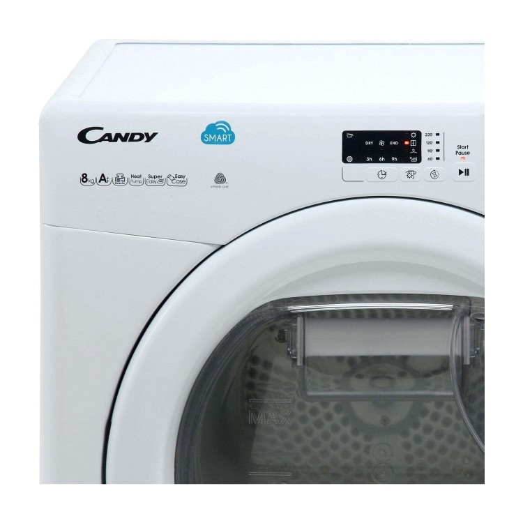 Candy CSH8A2LE-80/ 8kg Freestanding Heat Pump Tumble Dryer - White