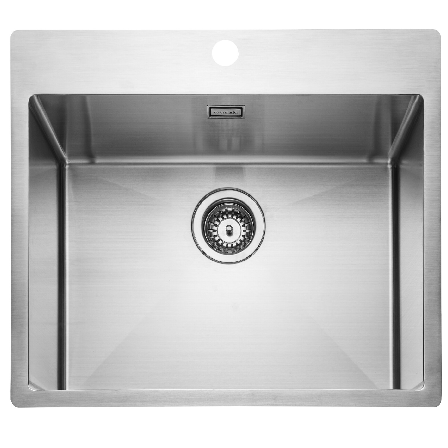 Rangemaster Cosmo Single Bowl Inset Chrome Stainless Steel Kitchen Sink Rangemaster Cosmo Single Bowl Inset Chrome Stainless Steel Kitchen Sink