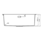 Rangemaster Cosmo Single Bowl Inset Chrome Stainless Steel Kitchen Sink