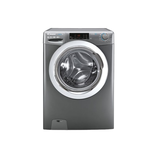 Refurbished Candy CSO14103TWCGE-80 Freestanding 10KG 1400 Spin Washing Machine Graphite