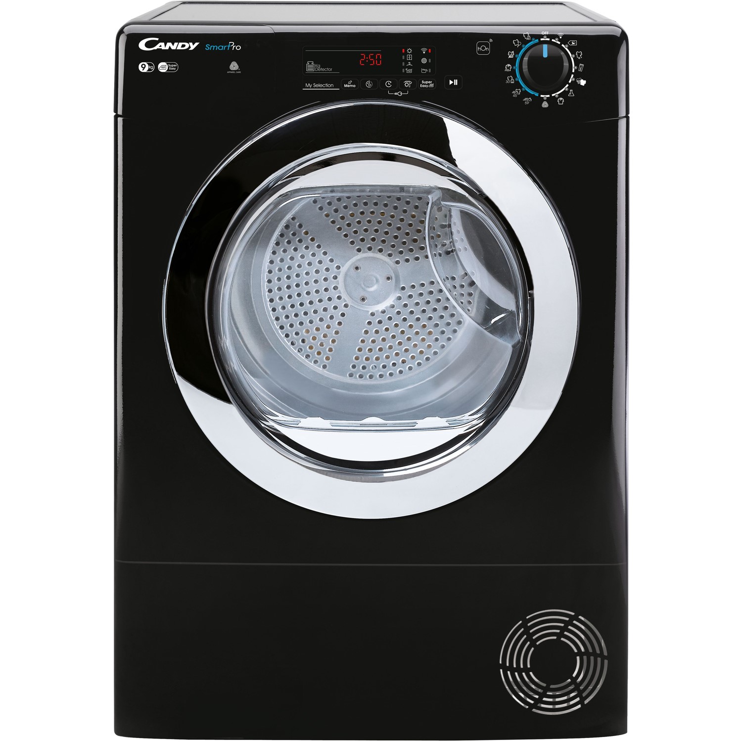 Refurbished Candy CSOE C9DCGB-80 9KG Freestanding Condenser Tumble Dryer Black