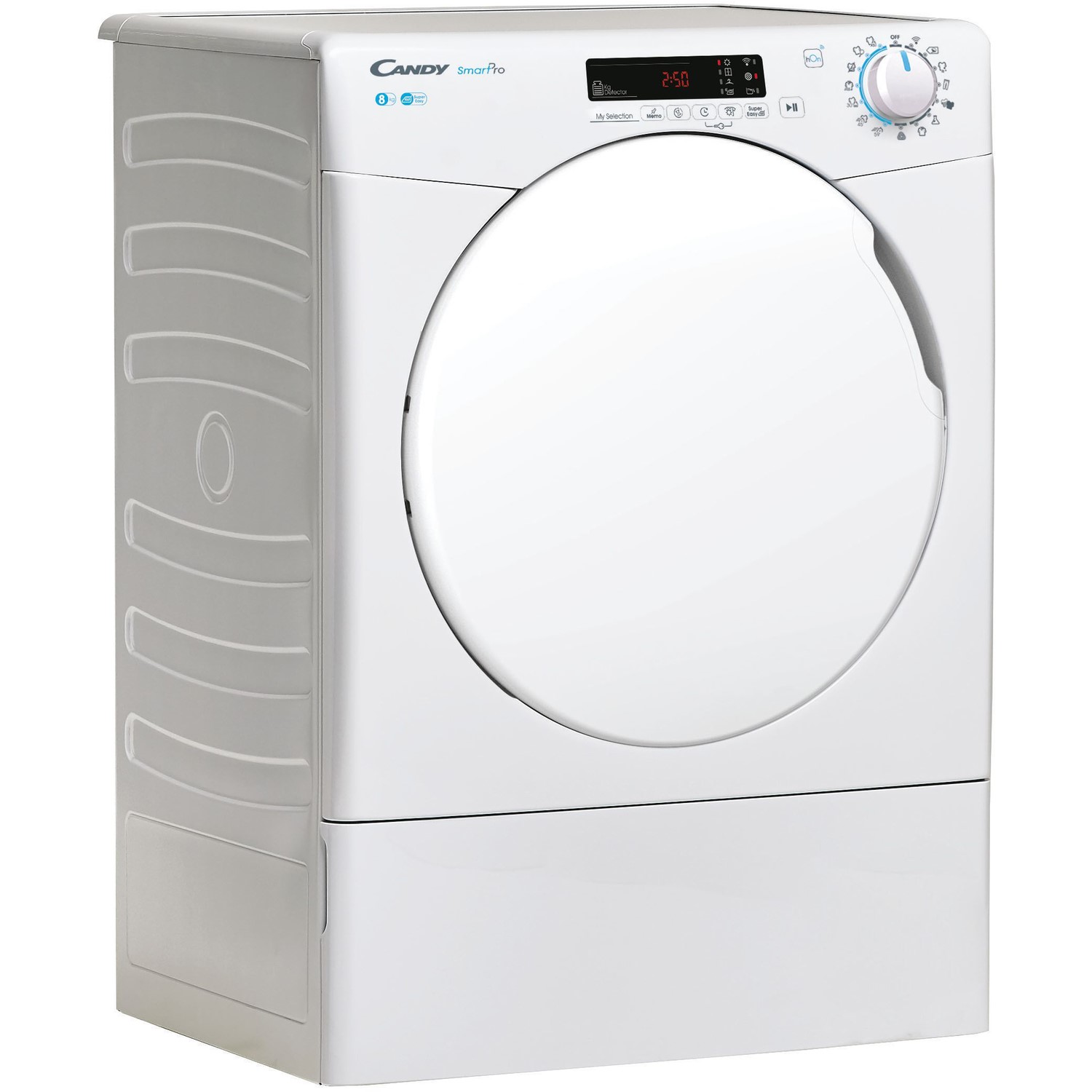 Candy Smart Pro 8kg Vented Tumble Dryer - White CSOEV8DF-80 ...