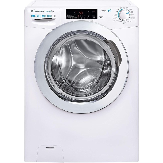 Refurbished Candy Smart Pro CSOW4853TWCE-80 Freestanding 8/5KG 1400 Spin Washer Dryer White