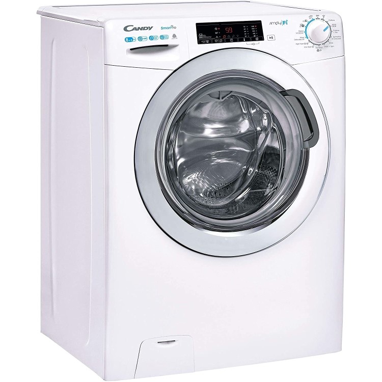 Refurbished Candy Smart Pro CSOW4853TWCE-80 Freestanding 8/5KG 1400 Spin Washer Dryer White