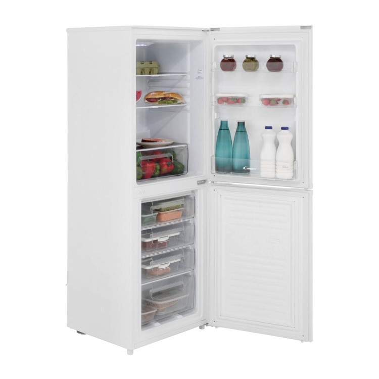 GRADE A2 - Candy CSS5166WE 50/50 Freestanding Fridge Freezer White
