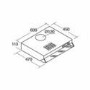 GRADE A1 - CDA CST61SS 60cm Conventional Cooker Hood Stainless Steel