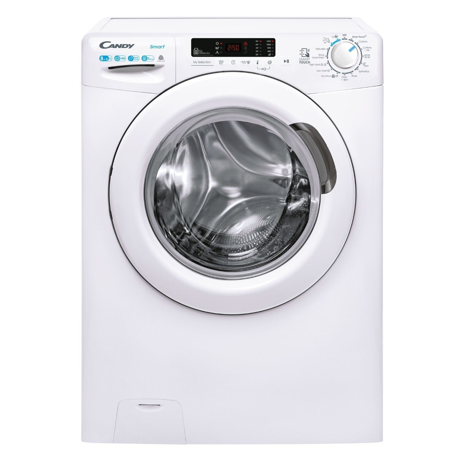 Candy Smart 8kg Wash 5kg Dry 1400rpm Washer Dryer - Quick Wash - White