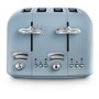 Delonghi CT04.AZ Argento Flora Four Slice Toaster - Blue