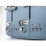 Delonghi CT04.AZ Argento Flora Four Slice Toaster - Blue
