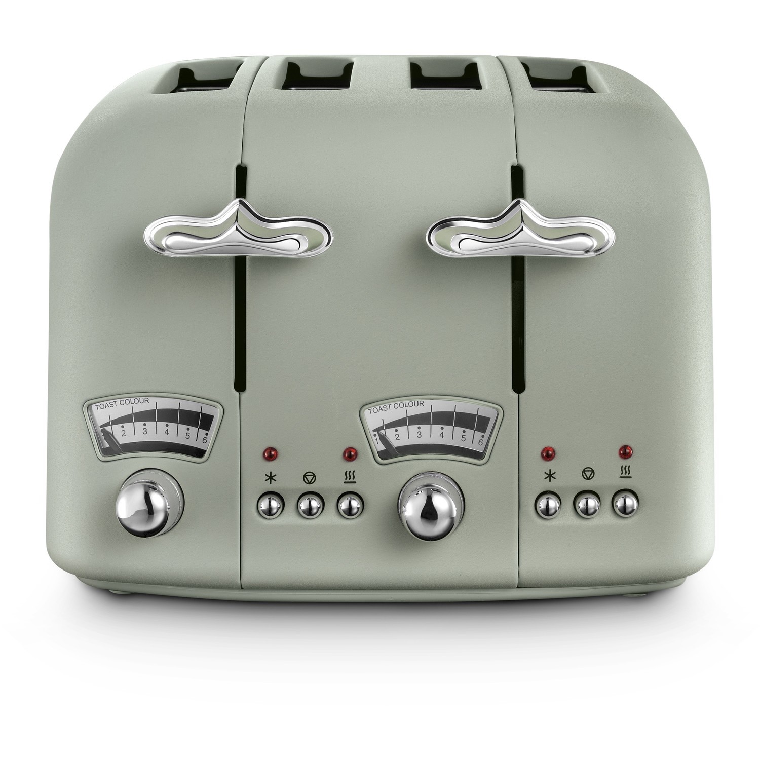 DeLonghi Argento Flora 4 Slice Toaster - Green