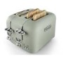 Delonghi CT04.GR Argento Flora Four Slice Toaster - Green