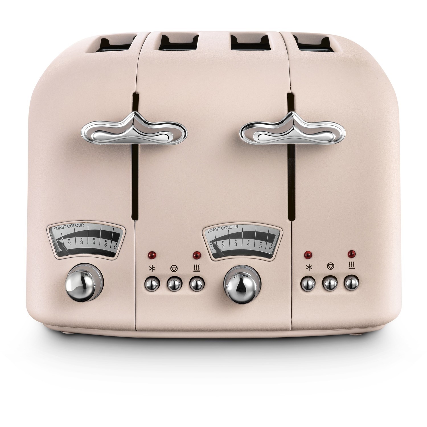 DeLonghi Argento Flora 4 Slice Toaster - Pink