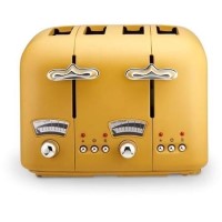Delonghi CT04.Y Argento Silva 4 Slice Toaster - Yellow Delonghi CT04.Y Argento Silva 4 Slice Toaster - Yellow