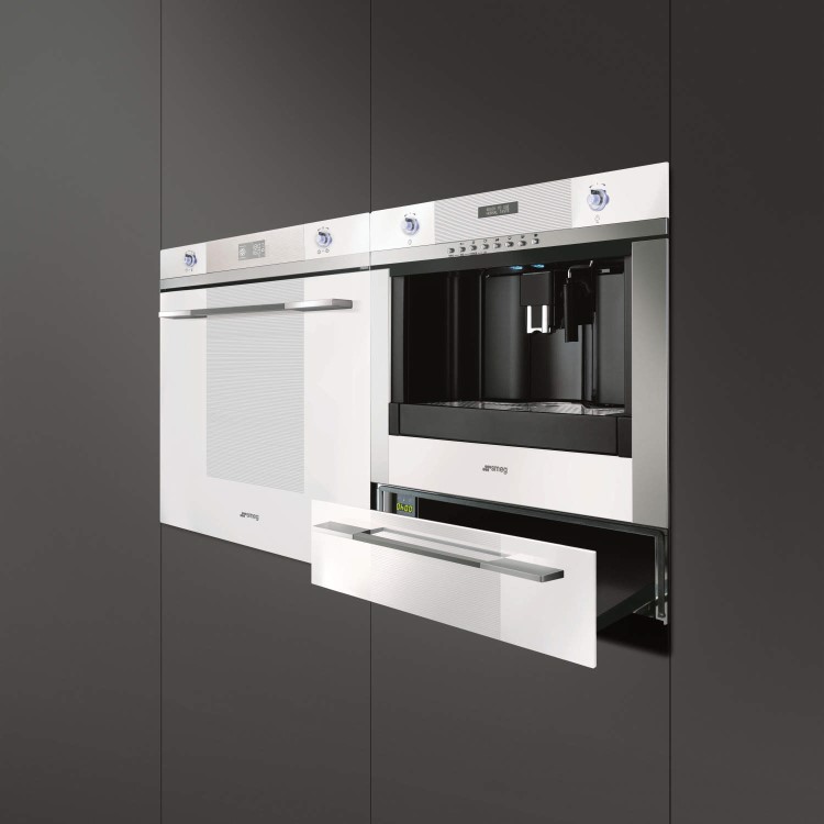 Smeg CT15B-2 Linea 15cm High Warming Drawer White