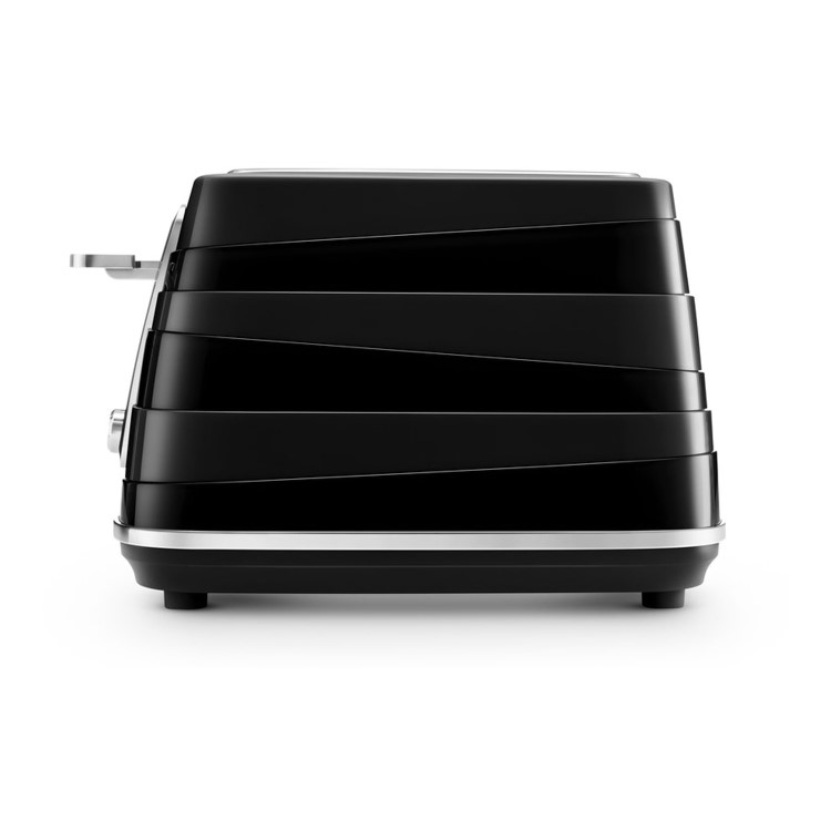 Delonghi De Longhi CTA4003.BK Avvolta Four Slice Toaster - Black