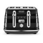 Delonghi De Longhi CTA4003.BK Avvolta Four Slice Toaster - Black