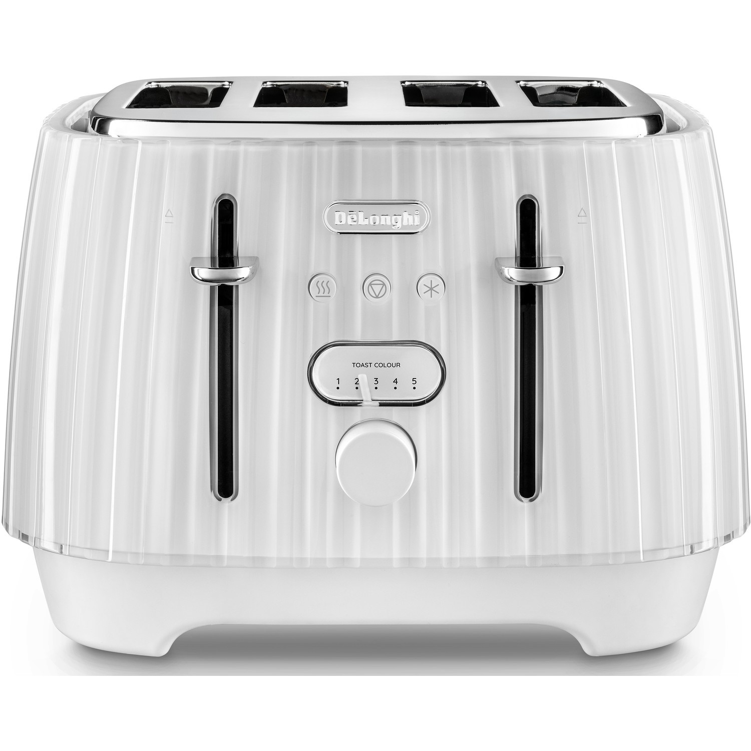 DeLonghi Ballerina 4 Slice Toaster - White