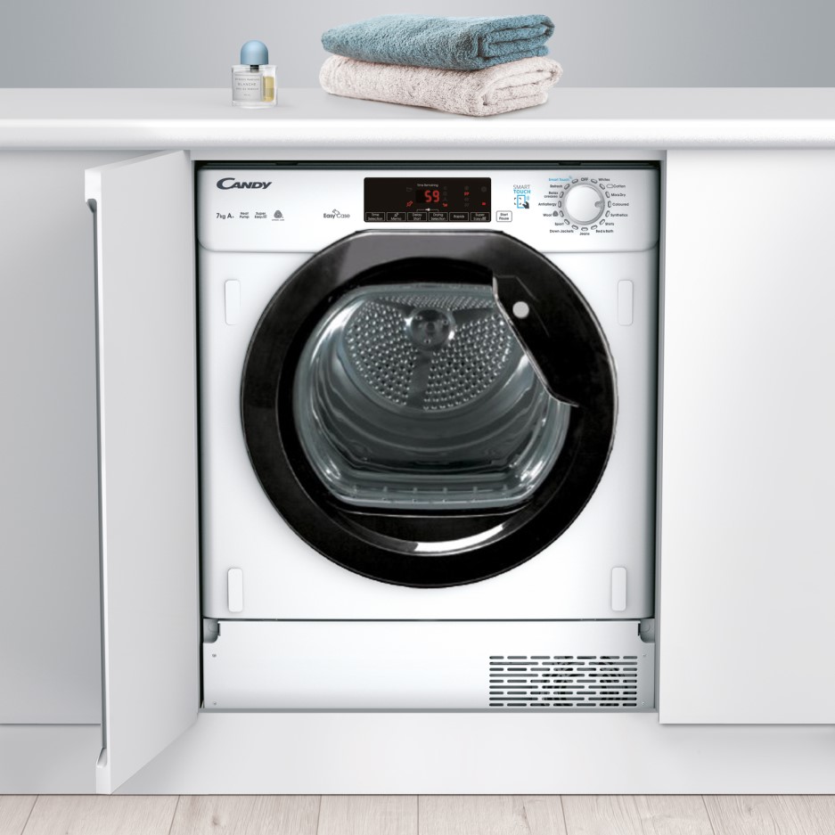 Candy CTDBH7A1TBE80 7kg Integrated Heat Pump Tumble Dryer White