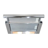 CDA 60cm Telescopic Canopy Cooker Hood - Stainless Steel