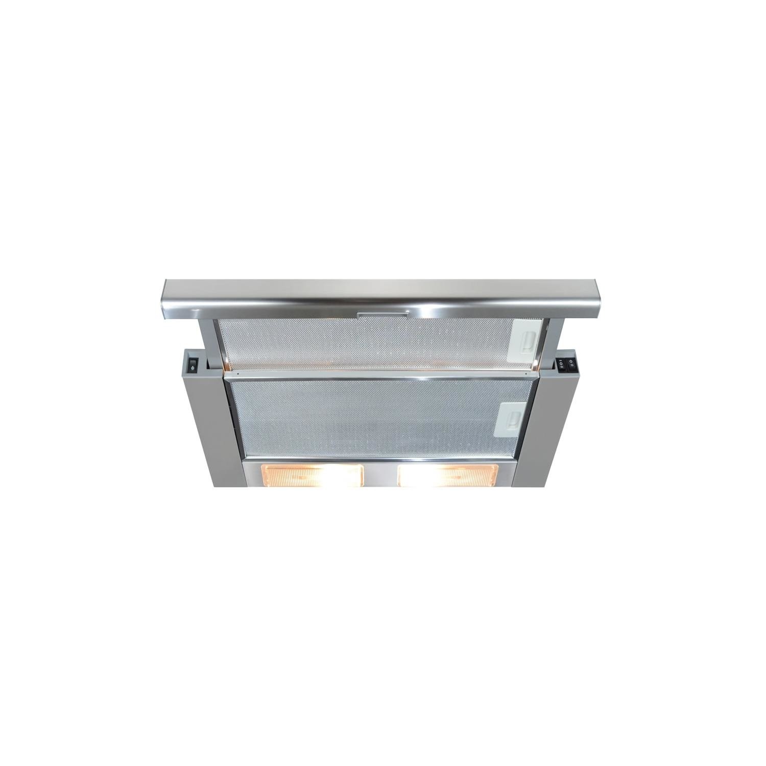 Refurbished CDA CTE61SS 60cm Telescopic Canopy Cooker Hood Stainless Steel