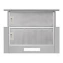 CDA 60cm Telescopic Canopy Cooker Hood - Silver
