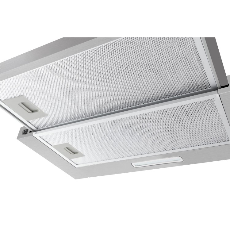 Refurbished CDA CTE92SS 90cm Telescopic Canopy Cooker Hood Silver