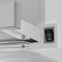 Refurbished CDA CTE92SS 90cm Telescopic Canopy Cooker Hood Silver