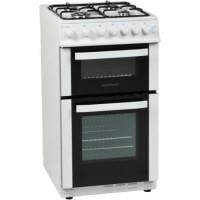Refurbished Nordmende CTG52LPGWH 50cm Double Cavity LPG Gas Cooker White