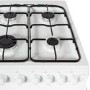 Refurbished Nordmende CTG52LPGWH 50cm Double Cavity LPG Gas Cooker White