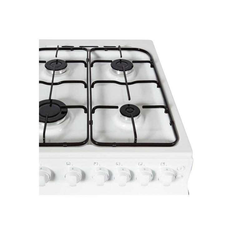 Refurbished Nordmende CTG52LPGWH 50cm Double Cavity LPG Gas Cooker White
