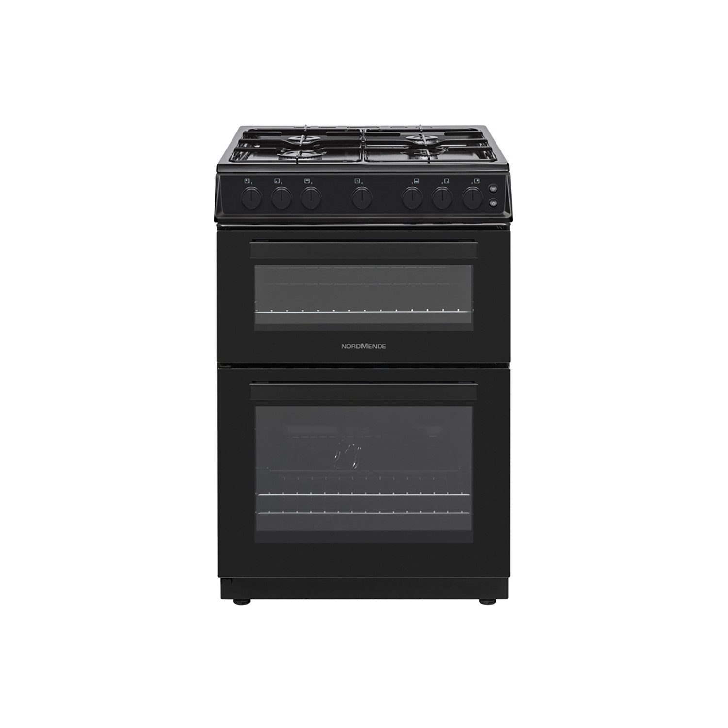 Nordmende 60cm Double Cavity LPG Cooker Black CTG62LPGBK Appliances