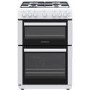 Refurbished Gas Twin Cavity White LPG Jets Freestanding 60cm Cooker