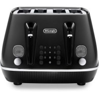 Delonghi CTIN4003.BK Distinta X 4 Slice Toaster - Matte Black
