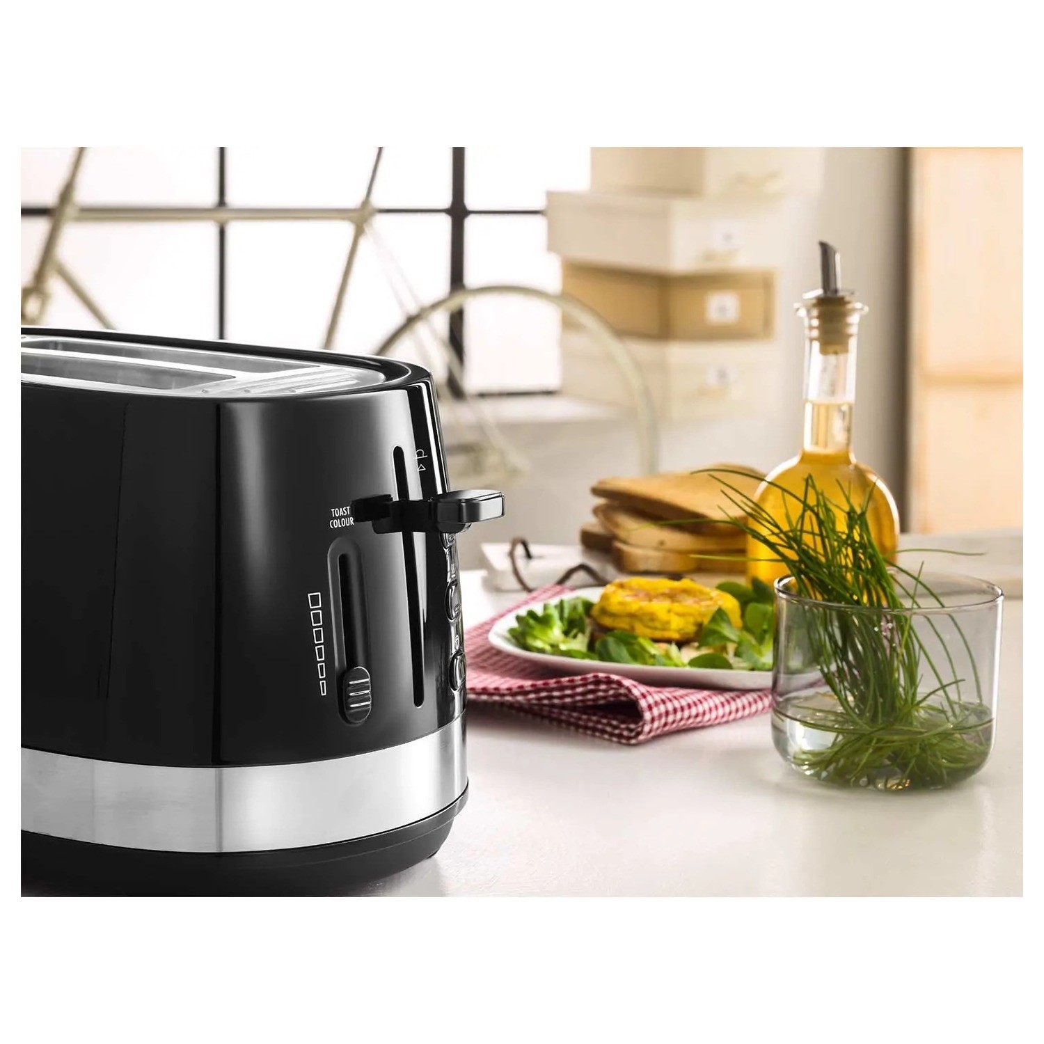 DeLonghi CTLA2003BK Active Line 2 Slice Toaster Black CTLA2003.BK