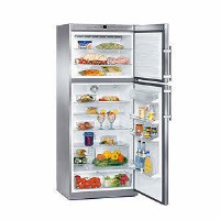 liebherr CTNes4753 NoFrost Freestanding Fridge Freezer Stainless Steel