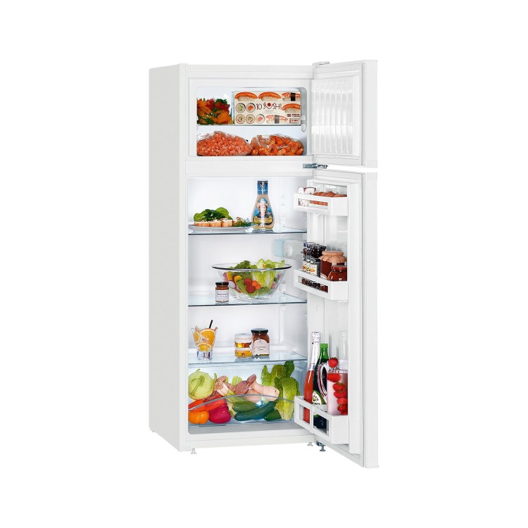 Liebherr CTP2521 235 Litre 140x55cm Top Mount Freestanding Fridge Freezer - White