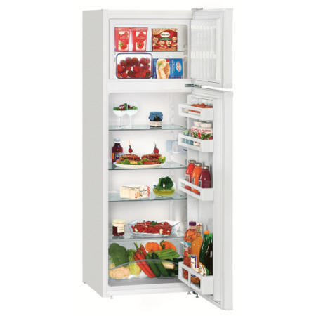 GRADE A1 - As new but box opened - Liebherr CTP2921 272 Litre 157x55cm Top Mount Freestanding Fridge Freezer - White