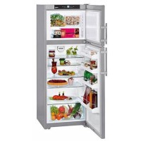 Liebherr CTPESF3016 SmartFrost Top Mount Freestanding Fridge Freezer in Stainless Steel