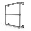 Taylor &amp; Moore Traditional Chrome Heated Towel Rail - H658mm x W658mm