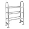 Taylor &amp; Moore Traditional Chrome Freestanding Towel Rail - H778 x W683mm