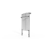Taylor &amp; Moore White Traditional Heated Towel Rail Radiator - 1130 x 553mm