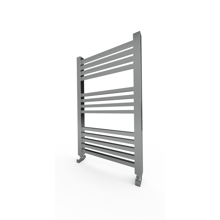 Chrome Towel Radiator Square Rails - 800 x 500mm