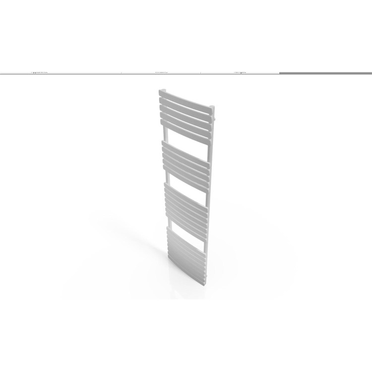 Segrino Vertical Towel Radiator with Flat Profile Heated Rails -1700 x 500mm